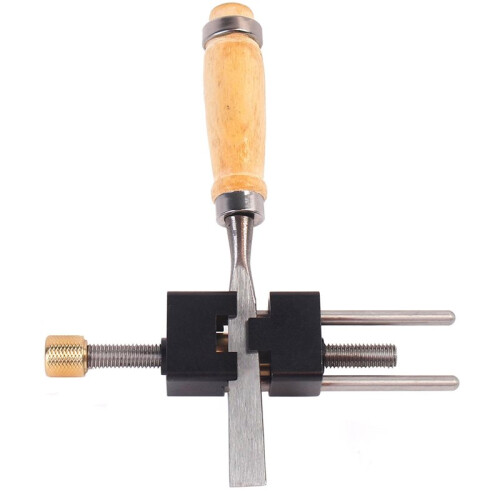 Aluminum Alloy Honing Guide for Chisels and Planers,Chisel Sharpening Fixture, Fixed Angle Sharpener