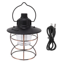 LED Camping Lantern with USB Rechargeable 2000mAh Battery, 3 Light Modes, Waterproof and Hanging Hook