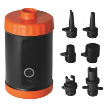 Electric Air Pump for Inflatables High-Pressure Rechargeable with 5 Nozzles 4000 MAh Battery Powered for