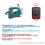 Elektrisk Luftpump, Driven Pump, Sladdlös Bildäckskompressor, Uppblåsbar Pump 18V, Utan Batteri för 6