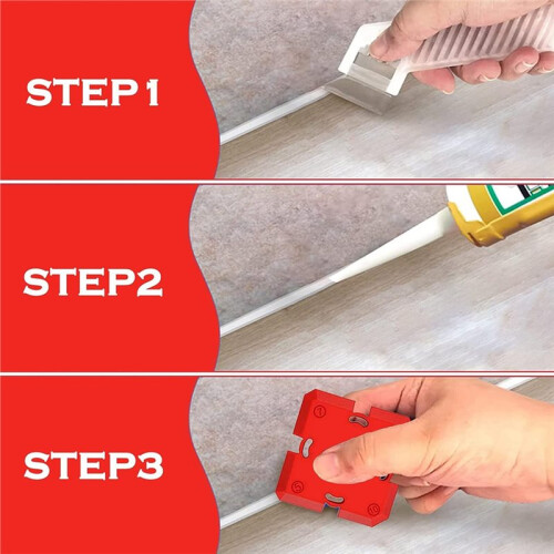 12Pcs/Set Professional Caulking Tool Kit with Silicone Profiling and Sealant Removal Tools
