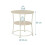 2-Tier Wood-Effect Side Table with Metal Frame 4