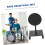 Bass Drum Practice Pad with Quiet Surface NonSlip Base DoublePedal Compatible Mat 5