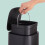 9L Square Pedal Bin, Plastic, Soft-Close Lid 6