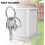 HVAC Tools,Locking Cap Key for Refrigerant Safety Caps,Triple Use Multi Key for Refrigerant HVAC Locking Caps (3 Bits) 5