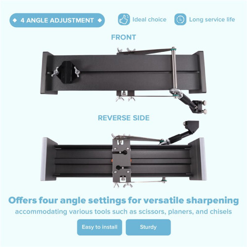 Knife Sharpening Frame for Scissors Planer Chisel Professional Fixed Angle Sharpener Whetstone Grinder Tools 320mm 2