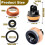 Replacement Piston for Handle Pumps Piston Complete for Water Pumps Type 75 with Additional Sealing Ring 7