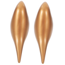 2pcs Gold Bird Design Resin Wall Hooks Decorative Coat Hangers for Home Decor