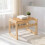 Bamboo Bathroom Stool - Seating & Storage Solution 2