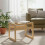 Bamboo Bathroom Stool - Seating & Storage Solution 3