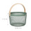 Round Metal Wire Storage Basket with Handle 4
