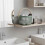 Round Metal Wire Storage Basket with Handle 5