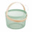Round Metal Wire Storage Basket with Handle 6