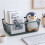 Square Metal Storage Basket with Handles 2