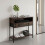 Industrial Console Table with Drawers and Shelves 2