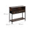 Industrial Console Table with Drawers and Shelves 4