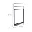 Folding 3-Arm Iron Towel Rack - Space-Saving, Freestanding 4