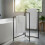 Folding 3-Arm Iron Towel Rack - Space-Saving, Freestanding 5
