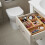 Bamboo Drawer Organizer Set, 5-Piece - Kitchen & Office 5
