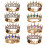 Luxe 8-oog bruiloft tiara's haaraccessoire-Champagne 2