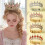 Classical Retro 8 Eye Princess Crowns Hair Accessory-DeepBlue 3