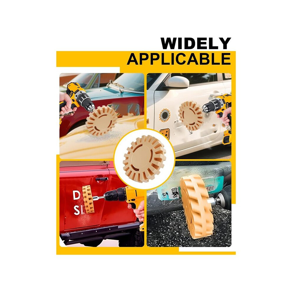 Automotive Decal Eraser Wheel Kit Vinyl Sticker Remover With Scraper Tool For Cars, Rvs 4712844117733