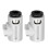 2 Pack A1mini Feed Pipe Connector, PTFE Tube Connector for  A1mini 3D Printer - Upgraded Ceramic Guide Ring 1