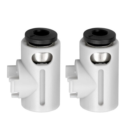2 Pack A1mini Feed Pipe Connector, PTFE Tube Connector for  A1mini 3D Printer - Upgraded Ceramic Guide Ring