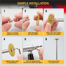 7Inch Inside PVC Pipe Cutter Tool for Drill, Adjustable Depth Internal Pipe Cutter with Handle and Grit Wheel