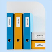 5 Rolls of White Portable Label Paper, Self-Adhesive Thermal Printer Stickers, Multi-Purpose Label Stickers