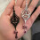 Modieuze Forward Hexagram-ketting met geometrische hanger-Zilver 6