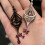 Modieuze Forward Hexagram-ketting met geometrische hanger-Zilver 7