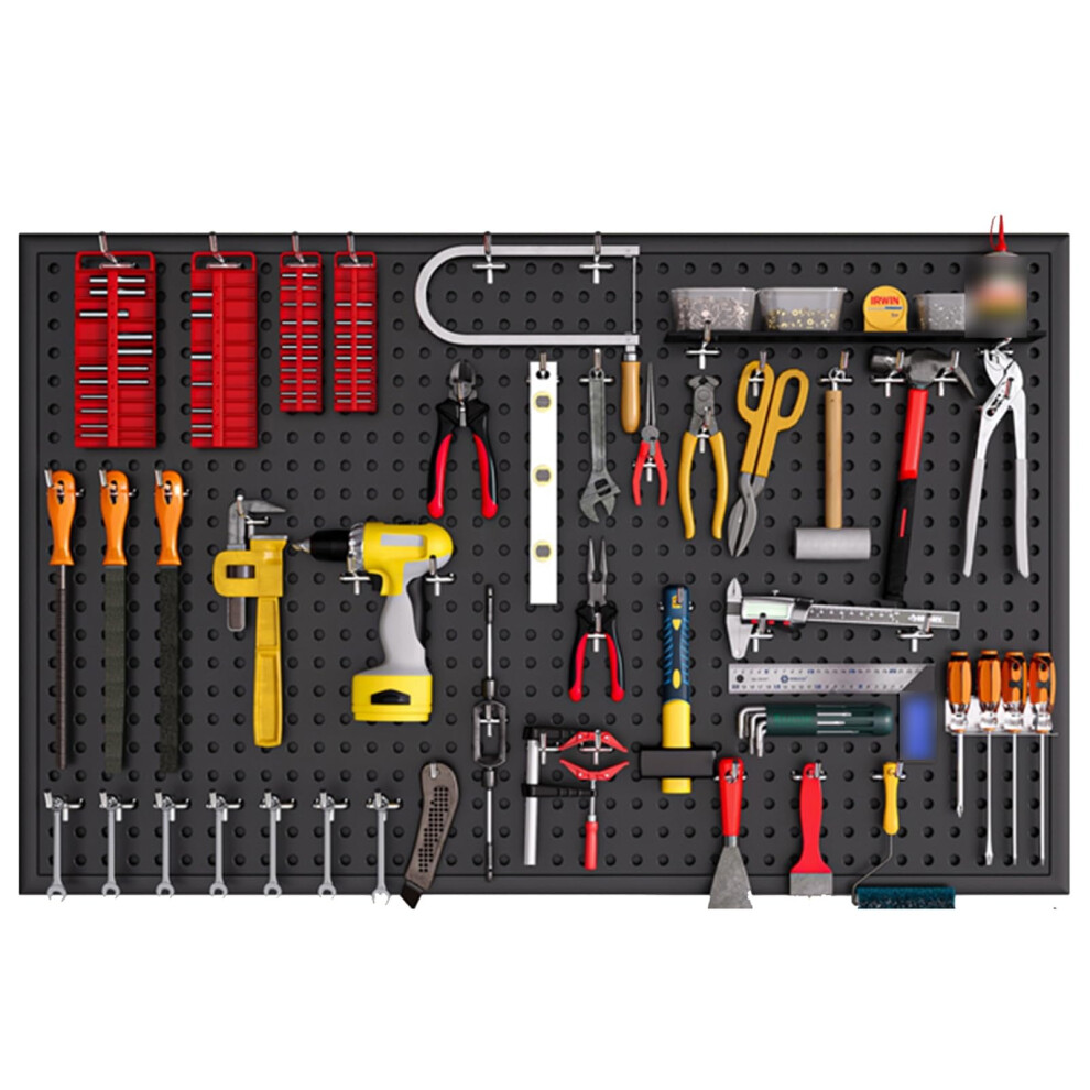 Pegboard Wall Organizer Metal Pegboard Panel For Garage And Workshop Heavyduty Wall Storage 9351714668002
