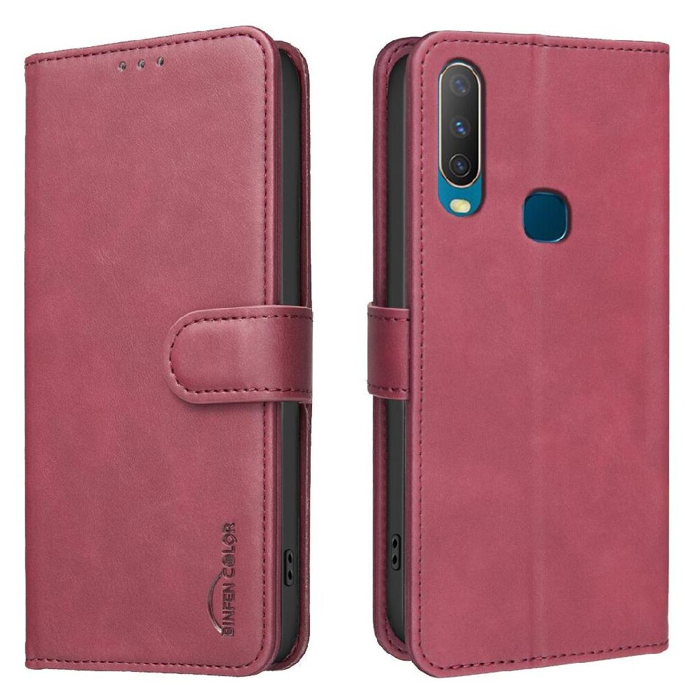 Phone Case For Vivo Y12 Convenient Kickstand Rfid Blocking Protection Drop Protection All Round Shockproof 764563347445