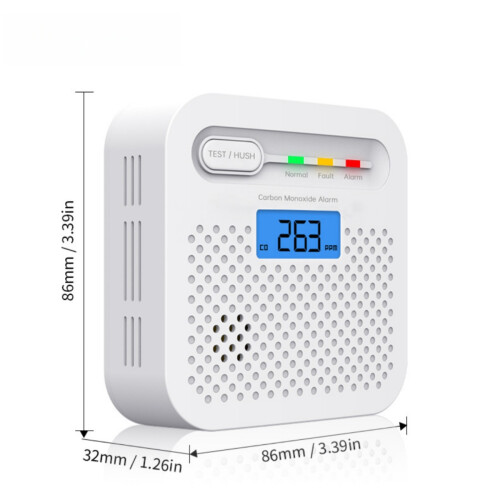 Black Friday : Mini Carbon Monoxide Detector with LCD for Home & Car_M 1