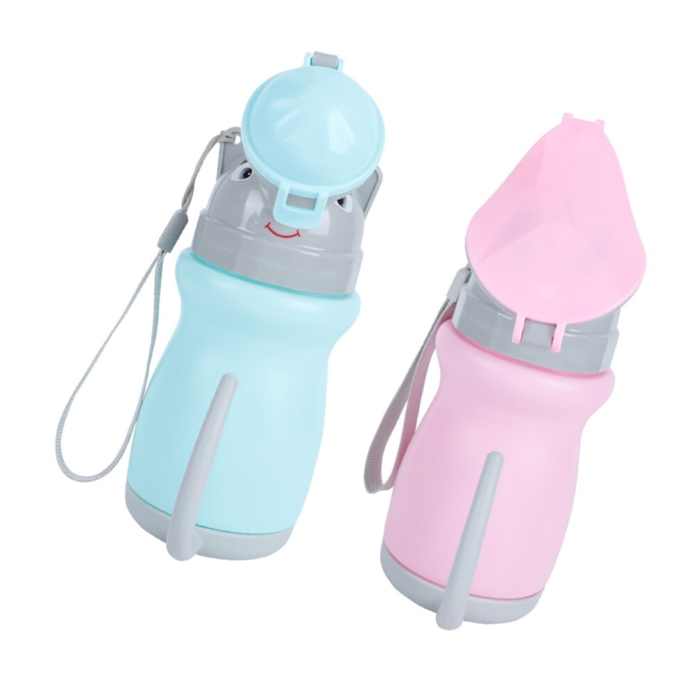 Portable Travel Potty for Toddlers  Foldable 2 in 1 Urinal and Training Seat with Leakproof Lid for Car Camping