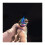 Jet Flame Butane Lighter Windproof Refillable Metal Torch Compact Pocket Size with Gift Box (Color B) 2