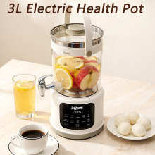 3L Electric Glass Kettle 10-in-1 Smart Tea Maker Portable 24H Preset