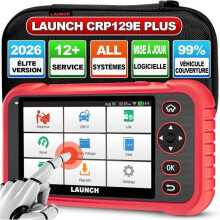 LAUNCH CRP129E Plus Auto Diagnose Koffer, Alle OBD2 Systeem Auto-Diagnose Scanner met 12+ Reset