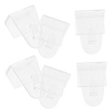 6pcs Curtain Brackets for Ceiling Mount Easy Installation Durable Support SpaceSaving Home Decor