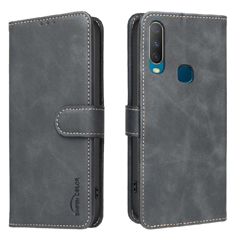 () Phone Case For Vivo Y15 All Round Shockproof Drop Protection Convenient Kickstand Rfid Blocking Protection 764563347452