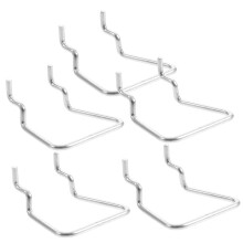 5pcs Heavy Duty Pegboard Hooks for Garage Tool Organizer Durable Iron Easy Installation