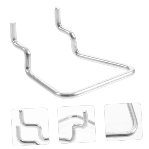 5pcs Heavy Duty Pegboard Hooks for Garage Tool Organizer Durable Iron Easy Installation 1