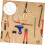 5pcs Heavy Duty Pegboard Hooks for Garage Tool Organizer Durable Iron Easy Installation 4