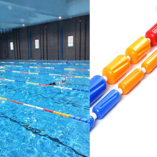 Pool Divider Rope 6m 2m UV Resistant Floating Swimming Pool Lane Line with Hooks for Training