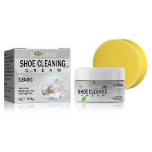 Cream Cleaner for White Shoes Whiten Cleaning Stain Dirt Remove Yellow Cream Cleaner Decontamination White Shoes Cleaning