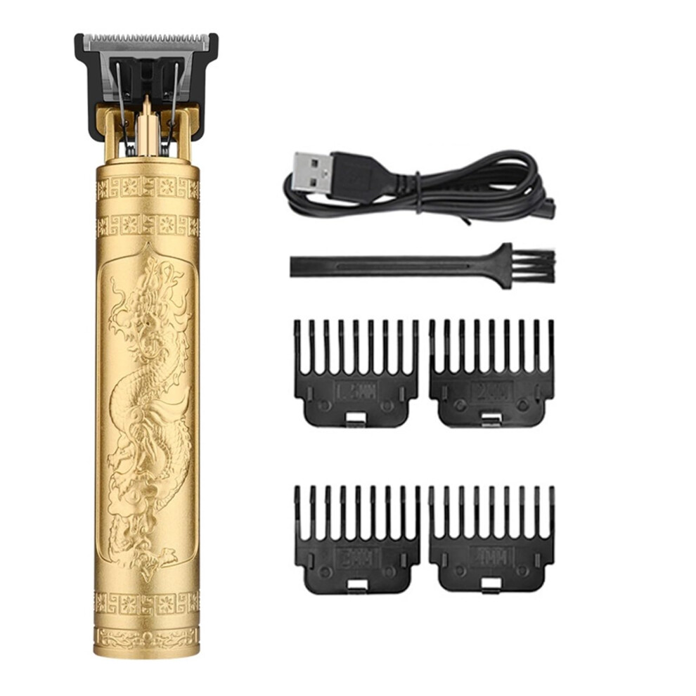 Professional Hair Clippers for Men with Precision Stainless Blades, Rechargeable Rotary Trimmer T9