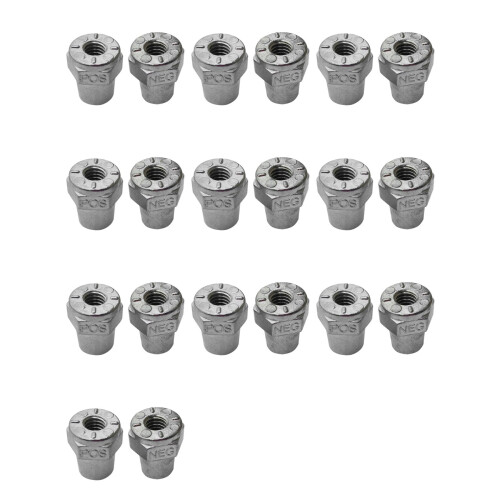 10 Pair 3/8inch Female Thread Positive Negative Battery Post Terminal Adapters Battery Cable Terminals