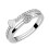 Dww - A women's white diamond ring (white copper plated with platinum), with adjustable opening 4