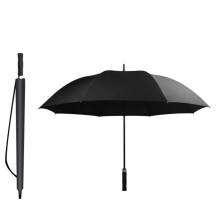 Large Windproof Black Umbrella for Men with Long Handle and QuickDry Fabric, Golf and Business Use